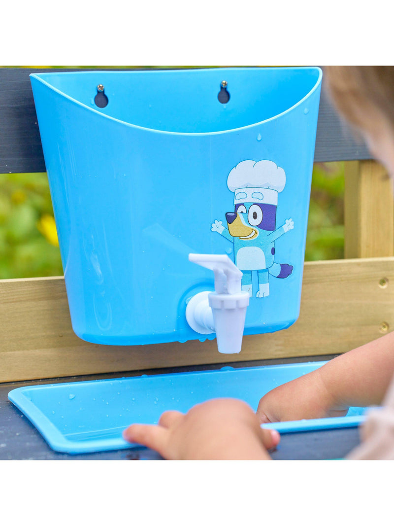 TP Toys Bluey wooden mud kitchen outdoor playset, imported from the UK