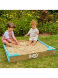 TP Toys Bluey wooden sandpit 90cm, imported from the UK