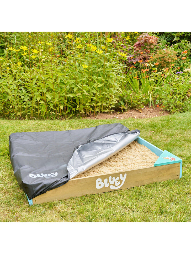 TP Toys Bluey wooden sandpit 90cm, imported from the UK