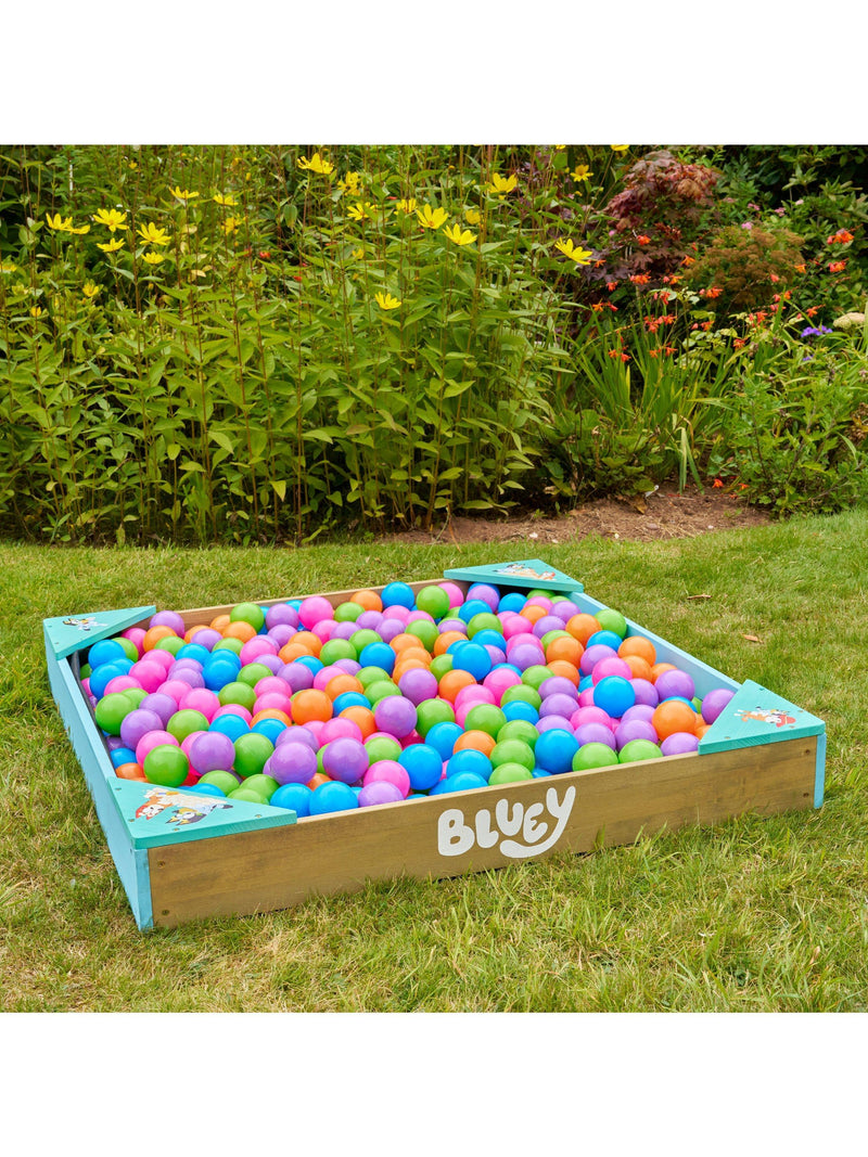 TP Toys Bluey wooden sandpit 90cm, imported from the UK