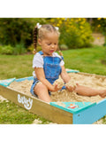 TP Toys Bluey wooden sandpit 90cm, imported from the UK