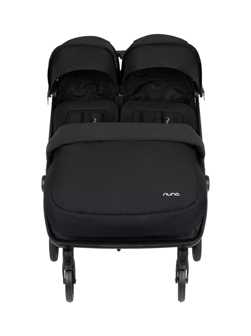 Nuna TRVL dubl footmuff Caviar (British brand)