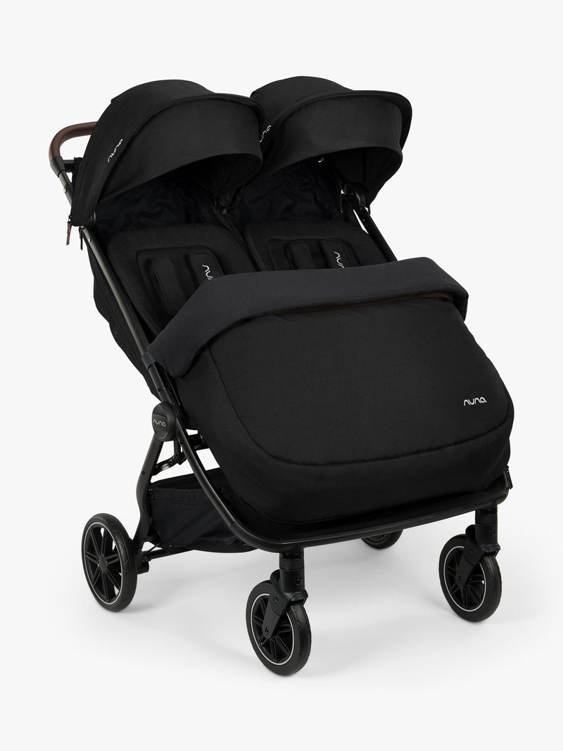 Nuna TRVL dubl footmuff Caviar (British brand)