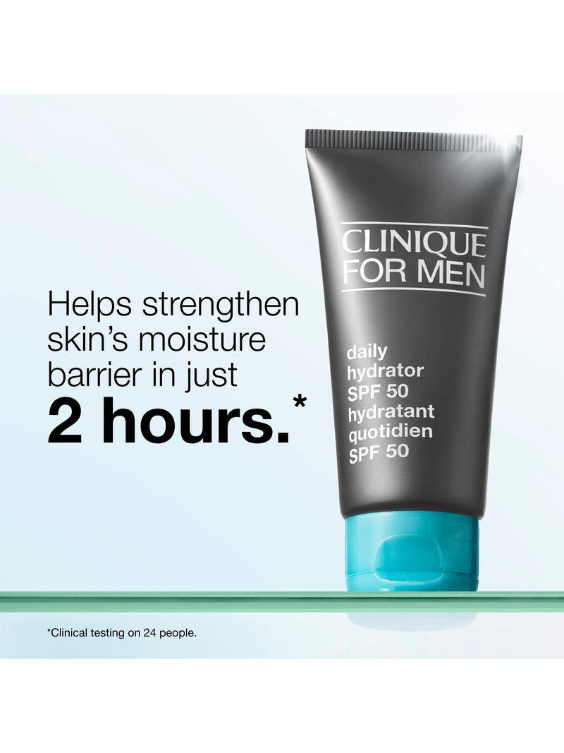 Clinique For Men Daily Hydrator moisturiser SPF 50 75ml, imported from the UK