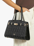 Dune London black leather handbag (British brand)