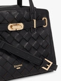 Dune London black leather handbag (British brand)