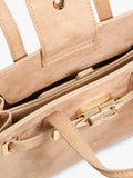 Dune London Dinkydefine belted grab bag Natural Taupe (British brand)