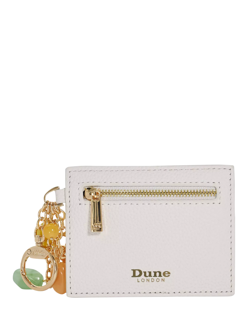 Dune London Klub Leather Purse, White