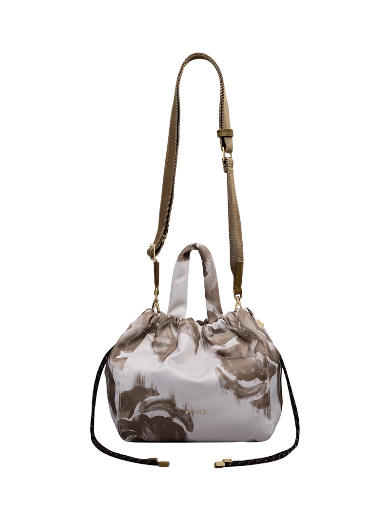 Radley Eden Row drawstring bag in Salt - British product
