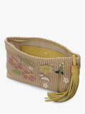 Radley Spring Blooms raffia pouch - British product