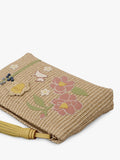 Radley Spring Blooms raffia pouch - British product