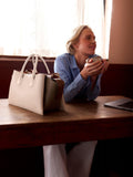 Radley Romilly leather large grab bag in salt - British product