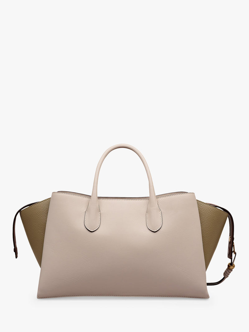 Radley Romilly leather large grab bag in salt - British product
