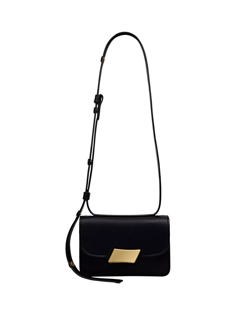 Radley The Belsize Leather Small Crossbody Bag, Black