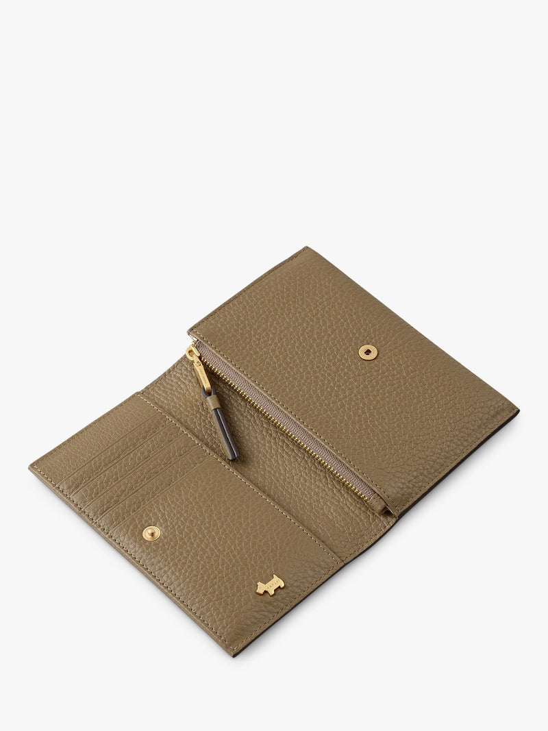 Radley Oak Street leather purse in Acorn - British product