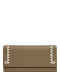 Radley Oak Street fold over purse in acorn leather - British product