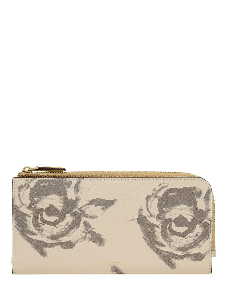 Radley Chilworth Street floral leather bifold purse salt, British brand