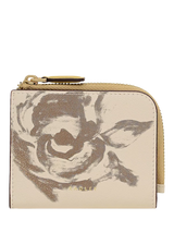 John Lewis Radley Chilworth Street Leather Floral Bifold Purse, Salt- Buy online at McGrocer