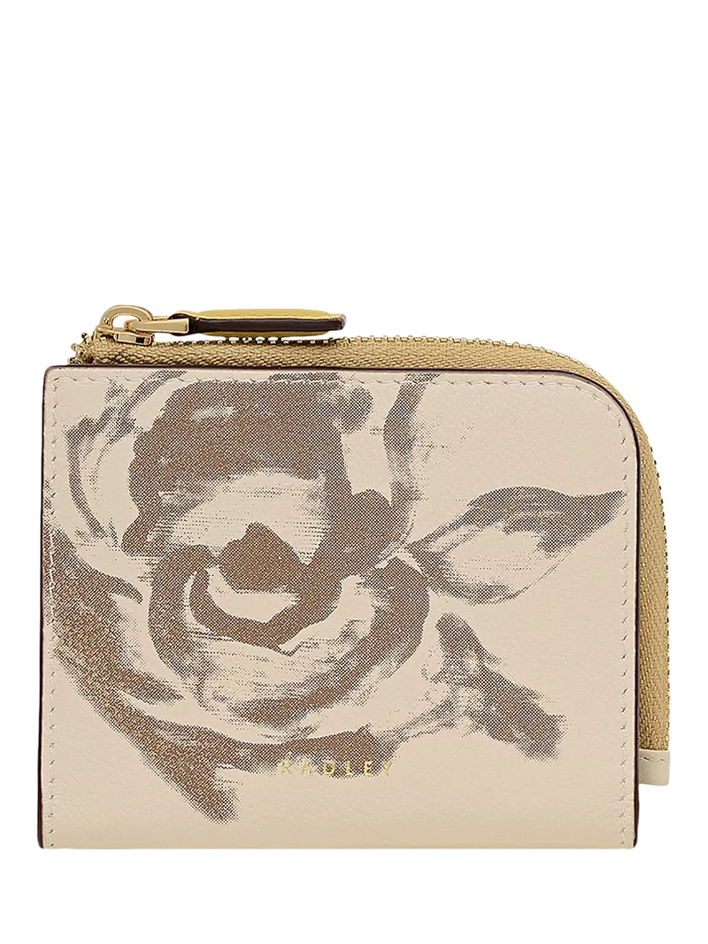 Radley Salt floral leather bifold purse (British brand)