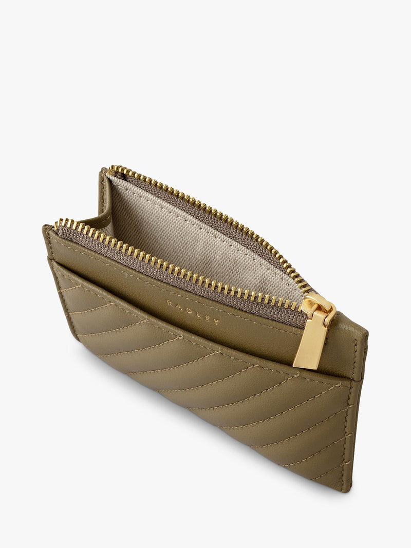 Radley Belsize quilted leather cardholder - British product