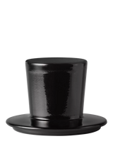 John Lewis Acqua di Parma Chapeau Candle Glass Lid, Black- Buy online at McGrocer