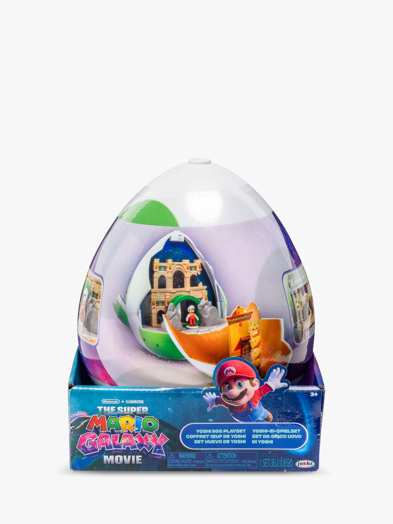 Super Mario Bros. Galaxy Movie Yoshi Egg Playset 9-inch, imported from the UK