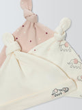 John Lewis baby hats pack of 3 pink multi (British brand)
