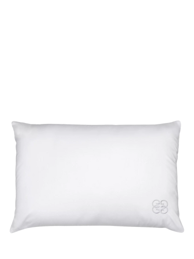 John Lewis Gingerlily Silk Blend Standard Pillow, White- Buy online at McGrocer