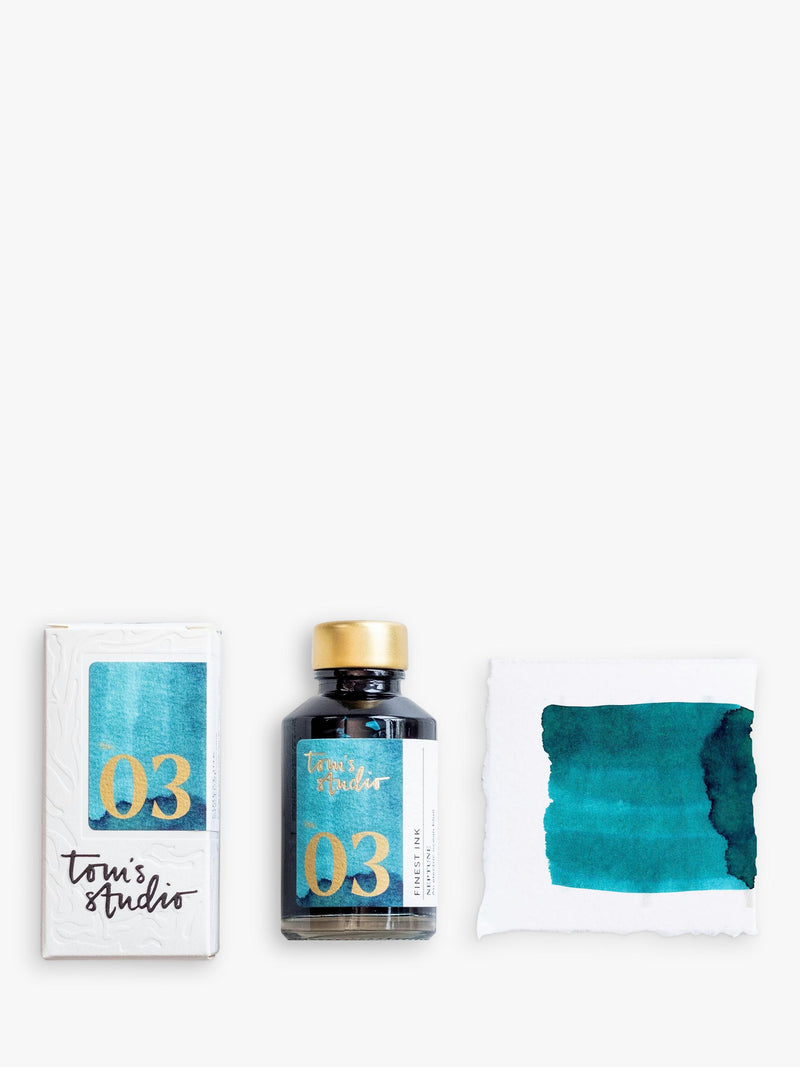 Tom's Studio fountain pen ink Neptune 50ml, UK version