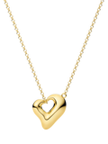 Sif Jakobs Jewellery Curved Heart Necklace 45cm