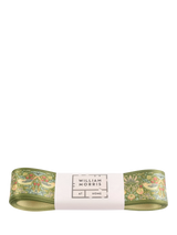 John Lewis William Morris At Home Strawberry Thief Ribbon Olive 25mm x 3m- Buy online at McGrocer