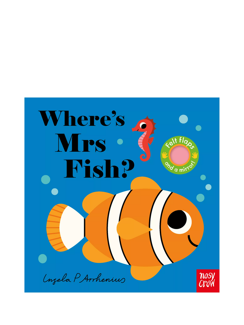 Nosy Crow Where's Mrs Fish board book 10 pages - British product