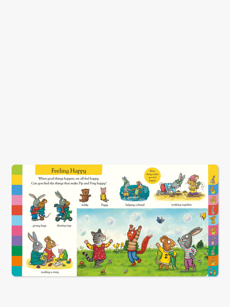 Nosy Crow Pip & Posy feelings flap book, UK version