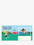 Nosy Crow Where's Mr Footballer? board book, UK version