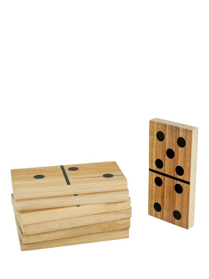 TP Toys giant wooden dominoes 28 tiles, UK version