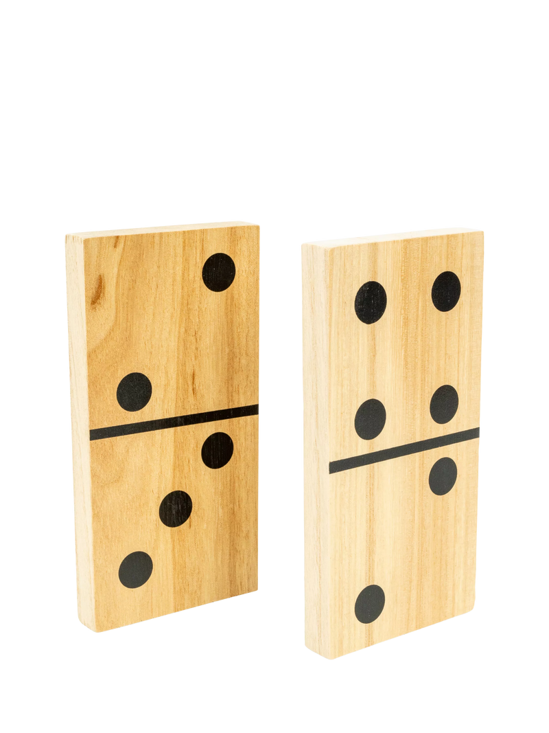 TP Toys giant wooden dominoes 28 tiles, UK version