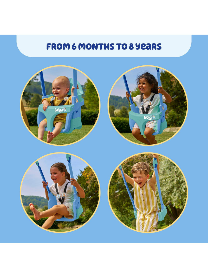 TP Toys Bluey Quadpod growable swing seat - British product
