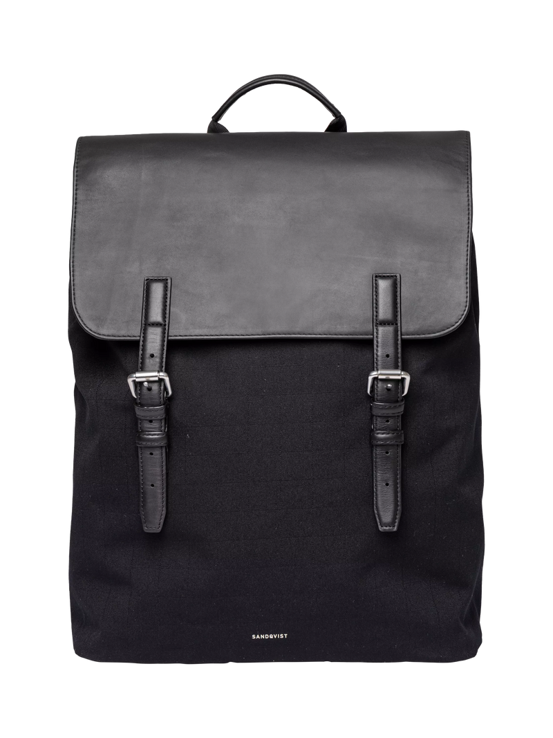 Sandqvist Everyday Lid Backpack 20L Black - British product