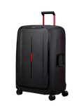 Samsonite Essens 75cm Double Wheel Large Spinner Suitcase,111L, Black/Red