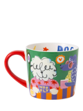 Eleanor Bowmer fine bone china mug dog club design 300ml (British brand)