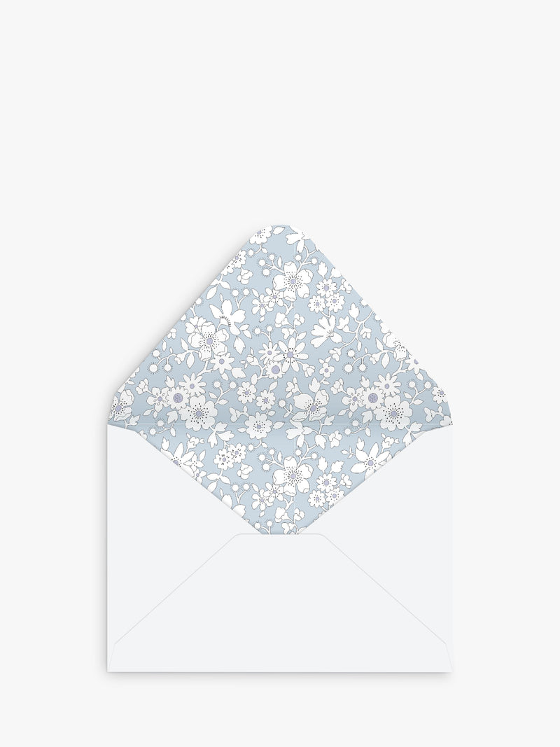 Liberty London floral notecards set of 16 (British brand)