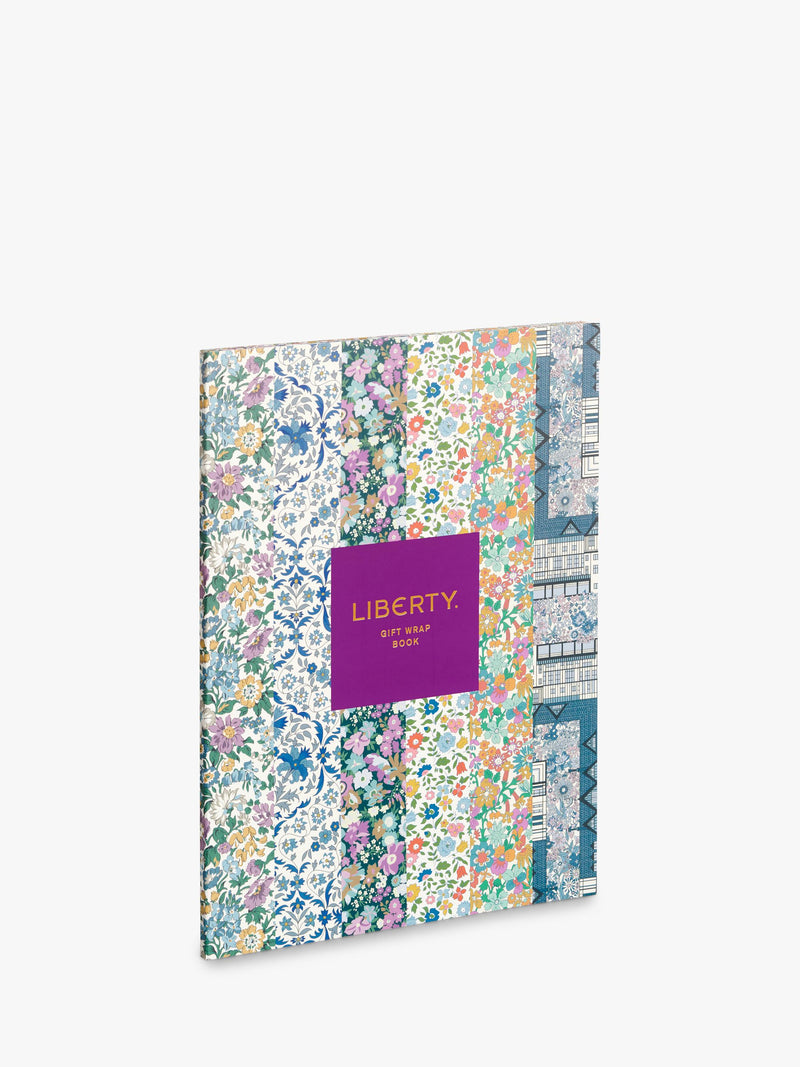 Liberty London gift wrap book multi with 12 sheets, UK version