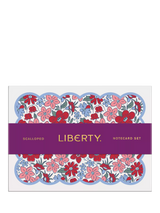 John Lewis Liberty London Scalloped Note Cards Set of 8 Multi- Buy online at McGrocer