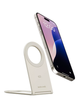 John Lewis Twelve South Curve Nano Adjustable MagSafe & Qi2 Compatible Smartphone Stand, Dune- Buy online at McGrocer