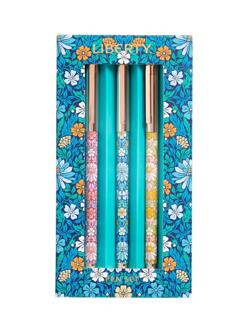 Liberty London Moon Flower Pen Gift Set - British product