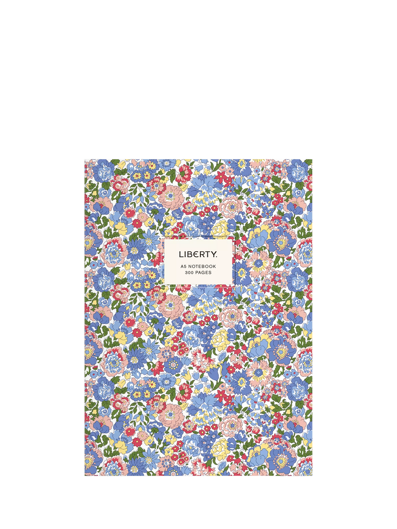 Liberty London A5 notebook Nell Annie May design - British product