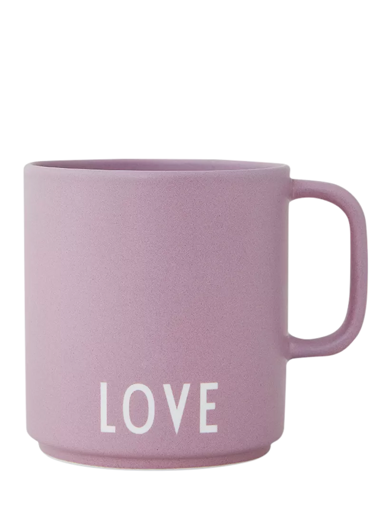 Design Letters love handle cup pink 250ml (British brand)