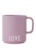 Design Letters love handle cup pink 250ml (British brand)