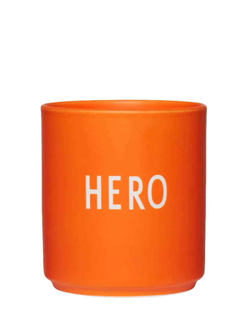 Design Letters Hero Cup 250ml orange porcelain (British brand)