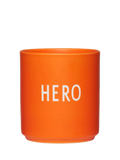 Design Letters Hero Cup 250ml orange porcelain (British brand)